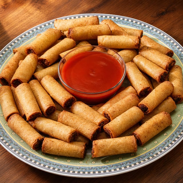 Small PT Lumpia Shanghai Pork and Shrimp.