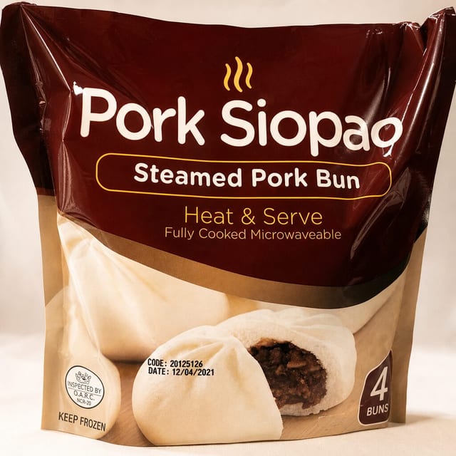 Frozen Pork Siopao x4.