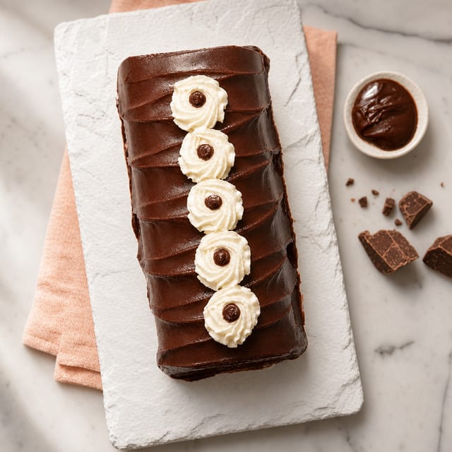 Iced Chocolate Roll.