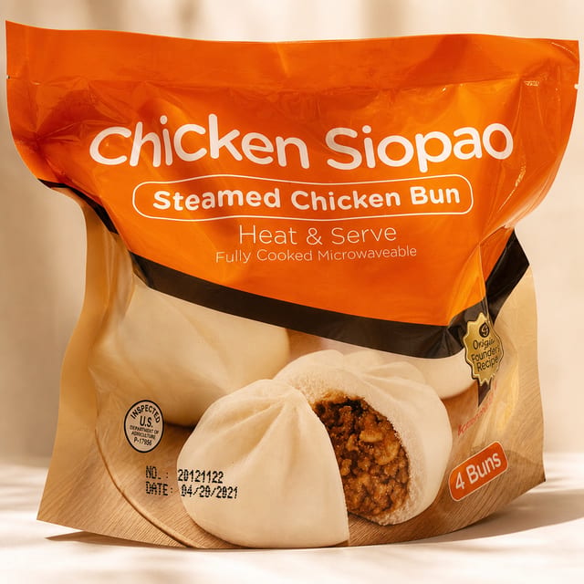 Frozen Chicken Siopao x4.