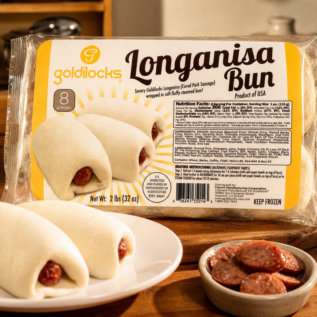 Frozen Longanisa Bun.