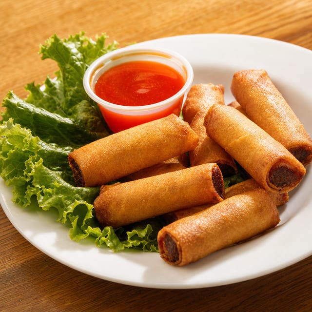 Lumpia Shanghai - Pork and Shrimp.